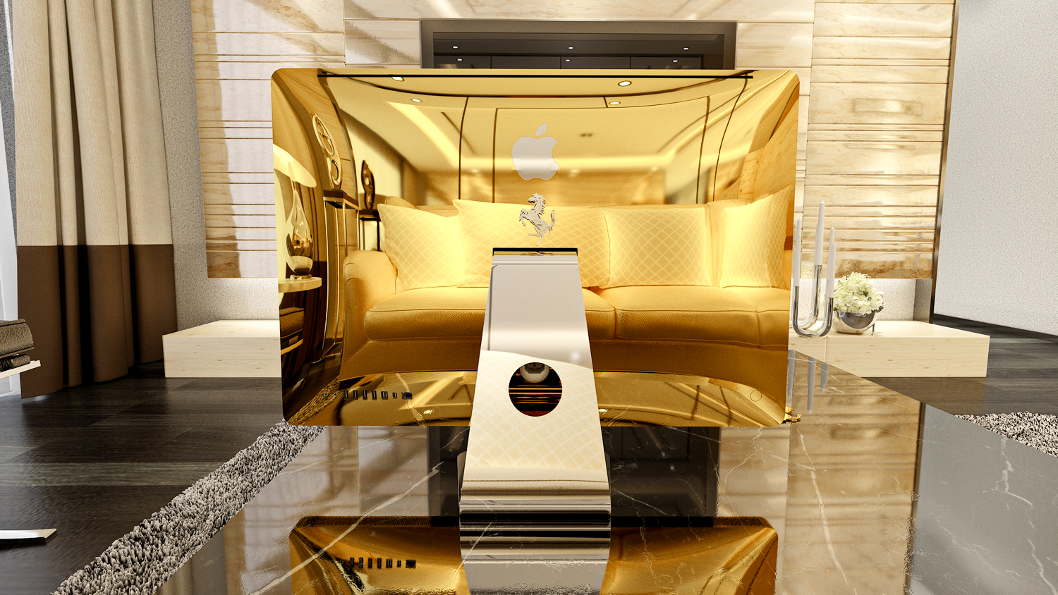 iMac Gold 24k золото 999 проба Эксклюзив